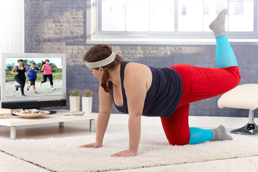 exerciții pentru pierderea în greutate în fața televizorului